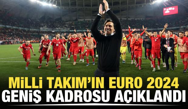 A Milli Takım'ın EURO 2024 kadrosu açıklandı