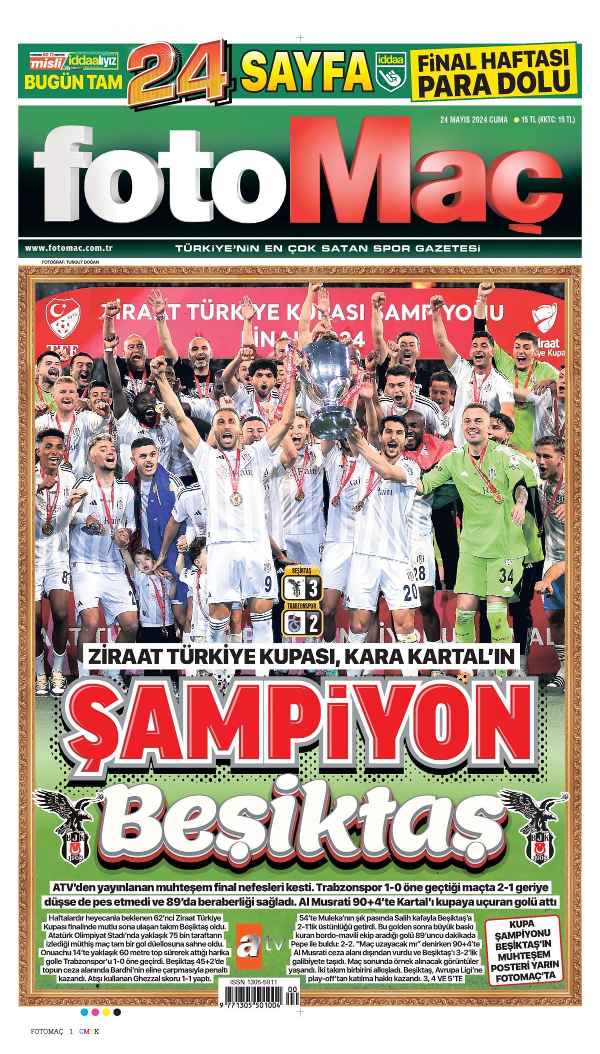 Fotomaç Gazetesi İlk Sayfası