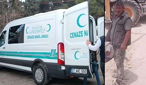 Duvar ile kepçe arasında sıkışan işçinin feci ölümü