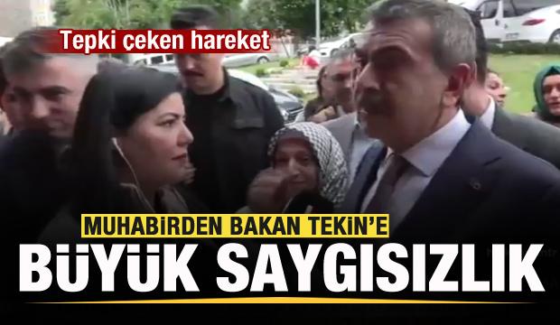 Halk TV'den Bakan Tekin'e büyük saygısızlık! Tepki çeken anlar