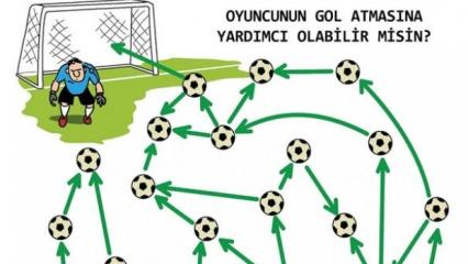 Kaleye isabetli şut çekme oyunu: Oyuncunun gol atmasına yardımcı olabilir misin?