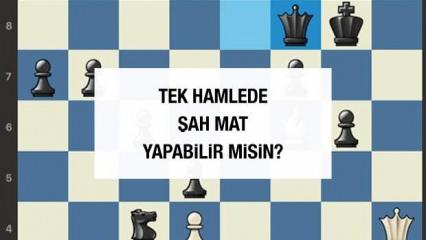 Satranç bulmacası #5: 1 hamlede şah mat yapabilir misin?