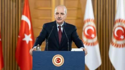 TBMM Başkanı Numan Kurtulmuş'tan Reisi açıklaması