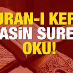 Yasin suresi oku! Yasin suresi okunuşu (bilgisayar hatlı) - Yasin Suresi Arapça