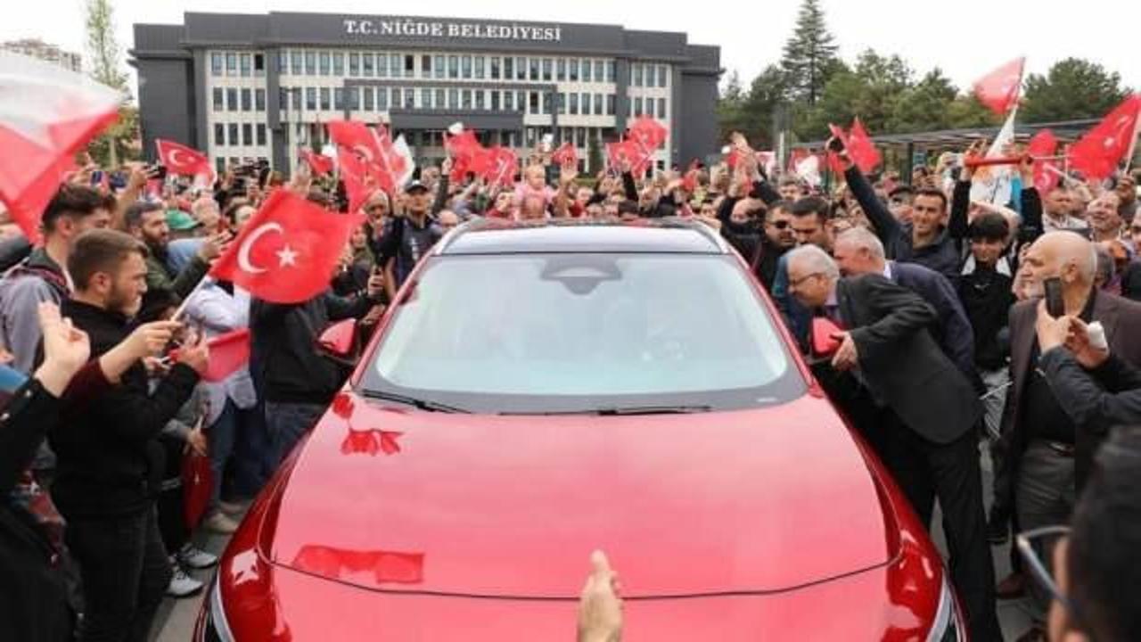 Yerli otomobil Togg'a Niğde’de görücüye çıktı